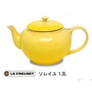 【ル・クルーゼ】　PG0302SS-10 ラージ ティーポット インフューザー付 １．３Ｌ/ソレイユ
