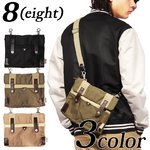 帆布工房厚手キャンバスショルダーバッグ/ブラック