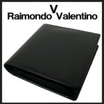 革のダイヤモンド★最高級馬革使用★RaimondoValentino/二つ折り財布★黒