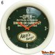 【ドーム型掛け時計☆全8柄に!日本製ムーブメント使用☆ウォールクロック★セットがお得】WALL CLOCK/6.アイボリー×グリーン/ALEX'S BURGER