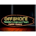 ネオンサイン【OFF SHORE LONGBOARD】オフショア (ロングボード)