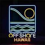 ネオンサイン【OFF SHORE HAWAII】オフショア (ハワイ)