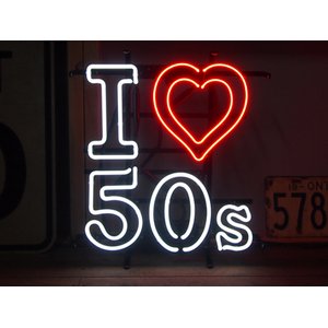 ネオンサイン【I LOVE 50