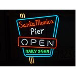 ネオンサイン【SANTA MONICA PIER -OPEN-】サンタモニカピア オープン