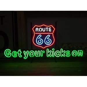 ネオンサイン【GET YOUR KICKS ON】ルート66 ROUTE66