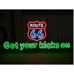 ネオンサイン【GET YOUR KICKS ON】ルート66 ROUTE66