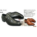 【WALES】【本革仕様】イタリアンデザイン ビジネスシューズWlL-7515ブラック26.0