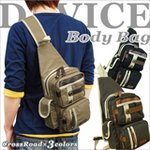 ★DEVICE クロスロード ミニボディバッグ/ブラック