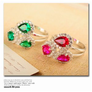 セレブ豪華即日発送〓ルビーコランダム16.5Ct〓シルバー925純銀リング/12サイズ
