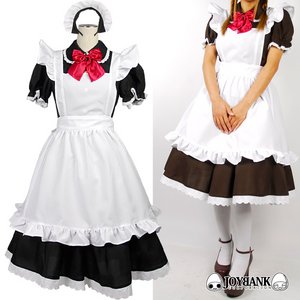  赤リボン レディーメイド服セット★クラシカルセパレート/ブラックSサイズ - 拡大画像