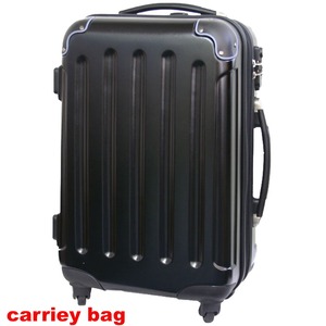 キャリーバッグ【Travel Gear】 TSAファスナー4輪スーツケース（エンボス加工タイプ）260Hサイズ/ブラック
