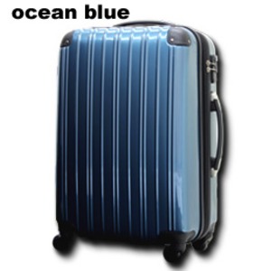 キャリーバッグ人気【Travel Gear】TSAファスナー4輪スーツケース/オーシャンブルー