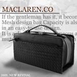 セカンドバッグ【MACLAREN.CO】 スクエアタイプセカンドバッグ メッシュモデル