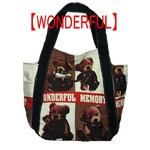 おしゃれエコバッグの姉妹品◆ミニトートバッグ/【WONDERFUL】