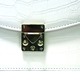 セカンドバッグ クロコ柄フェイクレザー/ホワイト - 縮小画像5