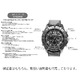 メンズ腕時計アナログ＆デジタル・ビッグフェイス【全4色・保証書付き】/ブラック - 縮小画像6