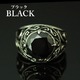 メンズ指輪　ジュエリーステンレス製BIGクリスタル/ブラック15号 - 縮小画像2