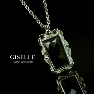 メンズ レディースネックレス　オニキスステンレス製ジュエリーと天然石のコラボ！ 黒瑪瑙が魅力の 「SARDOINE」/レディース - 拡大画像