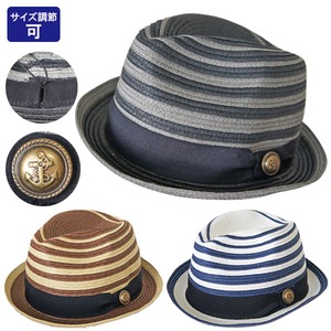 メンズハット  2トーンMIXペーパーHAT/WHITE&NAVY