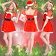 超かわいい 0905 お姫サンタコスチューム3点セットクリスマス 赤 - 縮小画像2
