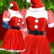 超かわいい 0905 お姫サンタコスチューム3点セットクリスマス 赤 - 縮小画像3