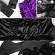 バイオレットサテン デビルガールコスチューム Mサイズ ハロウィン イベント コスプレ衣装 - 縮小画像4