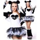 豪華 ワイルド アニマル コスプレ ハロウィン衣装 黒白 コスプレ衣装 ハロウィン - 縮小画像2