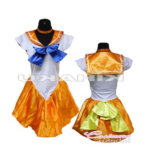 美少女戦士 セーラームーン オレンジ セーラー戦士 コスプレ衣装 ハロウィン - 拡大画像