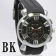 メンズ腕時計 マルチカラーインデックス メンズ 腕時計/ブラック - 縮小画像2