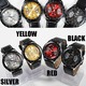 メンズ腕時計  【カレンダー機能付き】自動巻バックスケルトン腕時計/ブラック - 縮小画像4