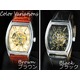 メンズ腕時計 本革ベルト　自動巻き　スケルトン　メンズ　男性用　腕時計/ブラック - 縮小画像2