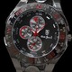メンズ腕時計  ブラックメタルバンド　メンズウォッチ◇腕時計　CF-4710/レッド - 縮小画像2