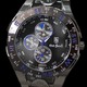 メンズ腕時計  ブラックメタルバンド　メンズウォッチ◇腕時計　CF-4710/ブルー - 縮小画像2