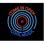 ネオンサイン COOL MUSIC COME IN OPEN （ネオン管 看板 アメリカン雑貨 ・NEON SIGN・ネオンサイン）