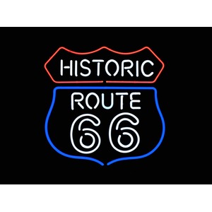 ネオンサイン HISTORIC ROUTE66 ヒストリック ルート66（ネオン管 看板 アメリカン雑貨 ・NEON SIGN・ネオンサイン）