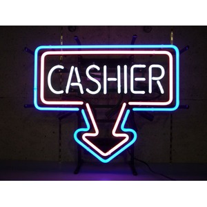 ネオンサイン Arrow CASHIER アローキャッシャー（ネオン管 看板 アメリカン雑貨 ・NEON SIGN・ネオンサイン）