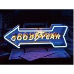 ネオンサイン 【GOOD YEAR ARROW】グッドイヤー アロー（ネオン管 看板 アメリカン雑貨 ・NEON SIGN・ネオンサイン）／Lサイズ