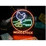 ネオンサイン 【WOOD STOCK】 ウッドストックフェスティバルロゴ（ネオン管 看板 アメリカン雑貨 ・NEON SIGN・ネオンサイン）