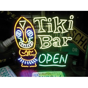 ネオンサイン 【TIKI BAR】ティキバー（ネオン管 看板 アメリカン雑貨 ・NEON SIGN・ネオンサイン）