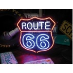 ネオンサイン 【ROUTE 66】ルート66（ネオン管 看板 アメリカン雑貨 ・NEON SIGN・ネオンサイン）