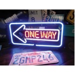 ネオンサイン 【ONE WAY】ワンウェイ（ネオン管 看板 アメリカン雑貨 ・NEON SIGN・ネオンサイン）