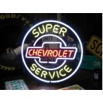 ネオンサイン 【CHEVROLET SERVICE】シボレーサービス（ネオン管 看板 アメリカン雑貨 ・NEON SIGN・ネオンサイン）