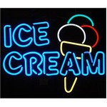 ネオンサイン ICE CREAM NEON SIGN （ネオン管 看板 アメリカン雑貨 ・NEON SIGN・ネオンサイン）