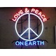 ネオンサイン LOVE＆PEACE ON EARTH （ネオン管 看板 アメリカン雑貨 ・NEON SIGN・ネオンサイン） - 縮小画像4