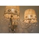 【Chandelier French Lace 2 Wall Lamp】ヨーロッパ風★フレンチレース 2ウォールランプ♪／クリーム - 縮小画像5