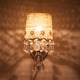 【Chandelier French Lace 1 Wall Lamp】ヨーロッパ風★フレンチレース 1ウォールランプ♪／ブラウン - 縮小画像2