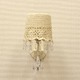 【Chandelier French Lace 1 Wall Lamp】ヨーロッパ風★フレンチレース 1ウォールランプ♪／クリーム - 縮小画像4