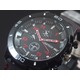 メンズ腕時計 VITAROSOメンズ腕時計　ラバーウォッチ　日本製ムーブメント　クロノデザイン/レッド - 縮小画像2