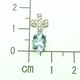 Pt900 プラチナ ペンダントトップ アクアマリン & ダイヤモンド 3月誕生石 - 縮小画像3