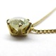 K18 イエローゴールド プチ ペンダント＆ネックレス ダイヤモンド 1.015ct 4月誕生石 - 縮小画像3